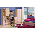 Mobila camera copii fete frasin/violet EGO